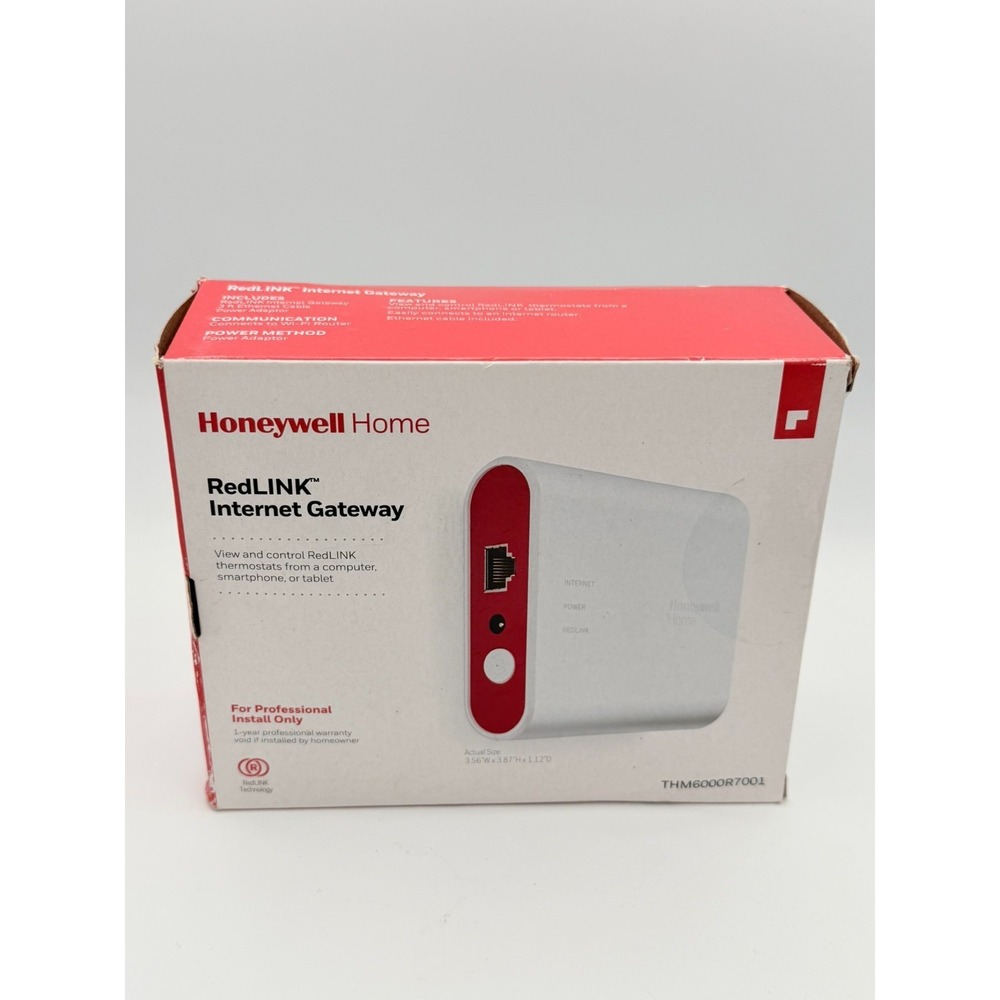 Honeywell Home RedLINK Internet Gateway THM6000R7001 New Sealed Box Thermostat